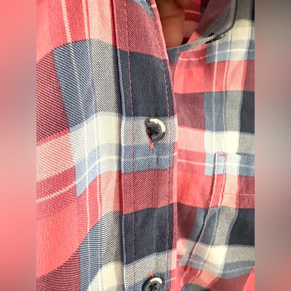 Equipment Long Sleeve Plaid Button Front Shirt Dress Size Small - Picture 6 of 7